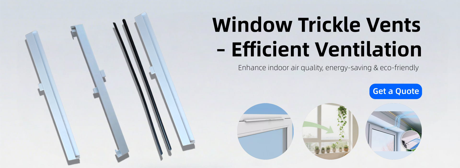 Window Trickle Vents – Efficient Ventilation